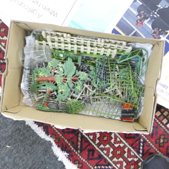 APPROX 70 PCES LEAD TREES, GATES ETC