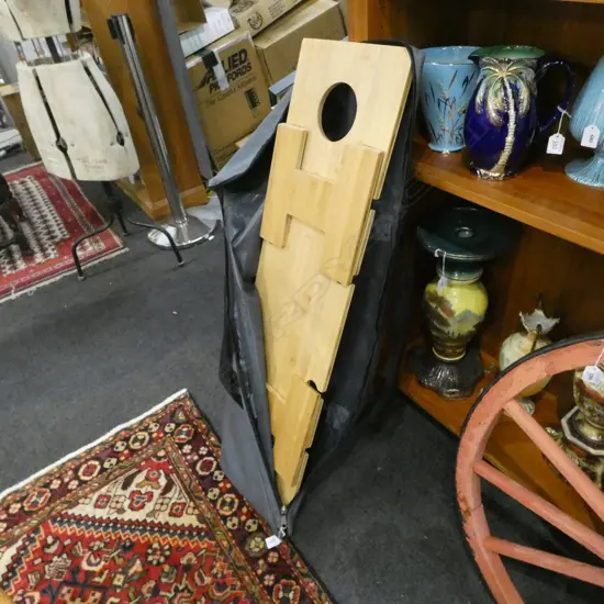 ITALIAN PICNIC TABLE 'LUNGO TAVOLO BY PO 'DI FAME' IN CARRY BAG L.1050mm