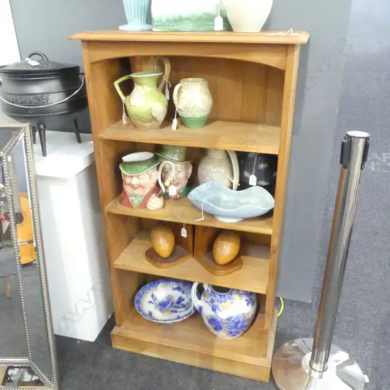 3 TIER PINE BOOKCASE 900x330x1450mm