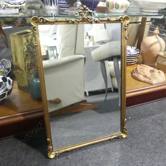 MIRROR, GOLD FRAME 700x460mm