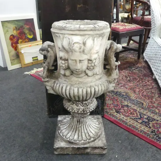 LARGE GARDEN URN H.720mm