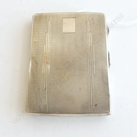 STG SILVER CIG. CASE, BIRMINGHAM 1934, JUBILEE MARK, 67gms