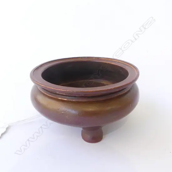 BRONZE INCENSE BURNER 75mm dia