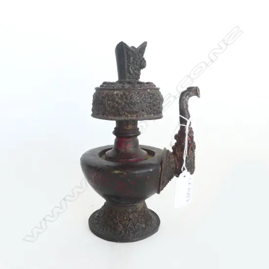 ORIENTAL METAL VESSEL H.190mm