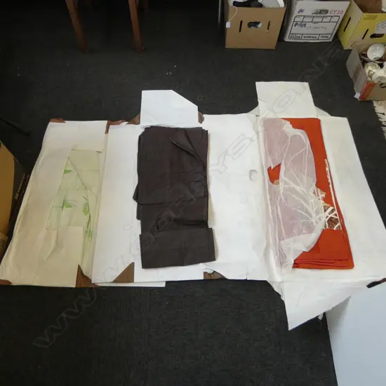 3 VINTAGE JAPANESE KIMONO IN ORIGINAL PACKAGING