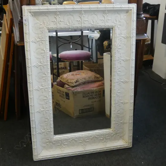 *RTV* LG MIRROR, WHITE METAL FRAME 980x690mm