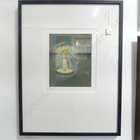 MITSUO SHIRAISHI (Japan 1969-) 'Manege Vert (Green Carousel) ETCHING initialled numbered & dated 2009. 250 x 200mm