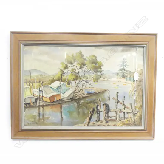 KAY WALSH 'IN THE STICKS, NORTHLAND' WC 370x550mm