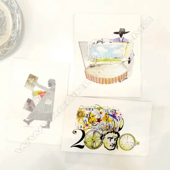 3 ILLUSTRATIONS by CHRIS MOUSEDALE, A3