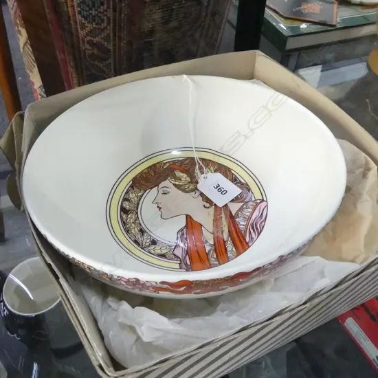   POOLE FLEURIE BOWL Dia.200mm