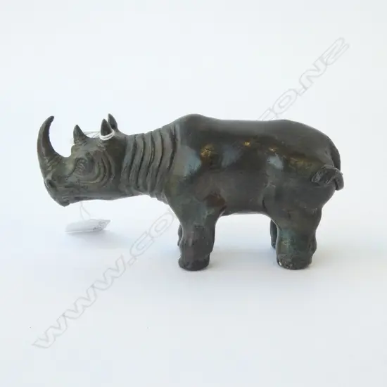    BRONZE RHINOCEROS L.160mm