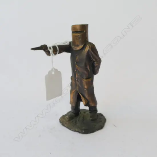 A.B. HOLAN BRONZE SCULPTURE OF NED KELLY SIGNED 1985 177/1000 H.117mm
