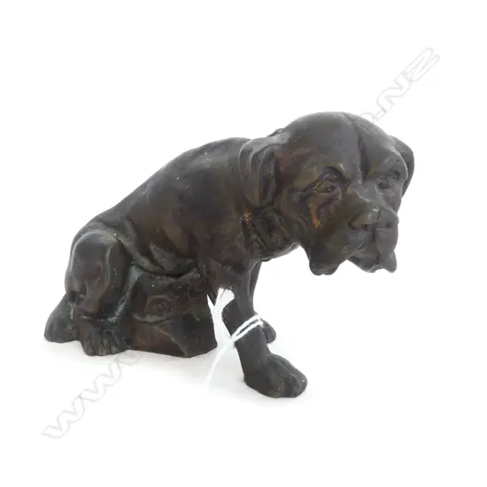 BRONZE DOG H.80mm