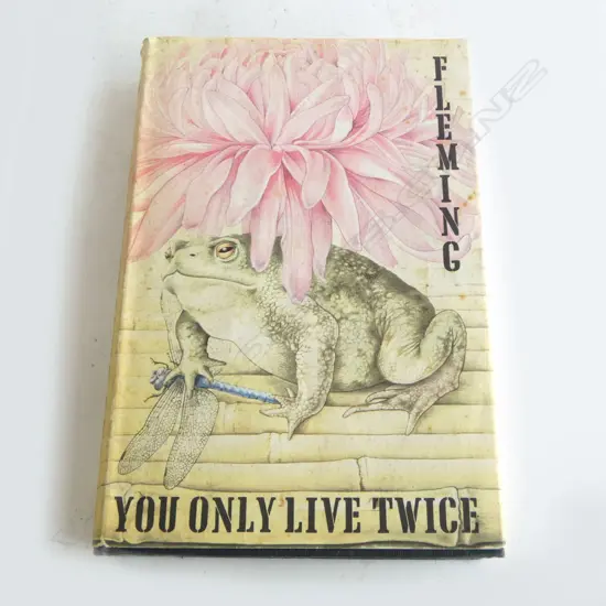IAN FLEMING 'YOU ONLY LIVE TWICE' FIRST ED 1964 PUB JONATHAN CAPE with dust jacket, some foxing along top & bottom