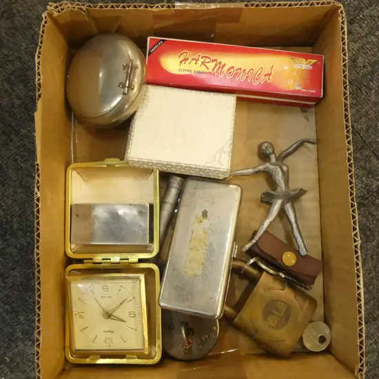 TRAVEL CLOCK, LOCKS ETC