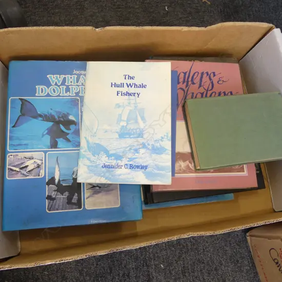 COLLECTION OF 10 HISTORIC WHALING BOOKS NZ SAMOA ETC