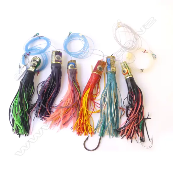 6 LARGE BIG FISH EXPERIMENTAL TROLLING LURES