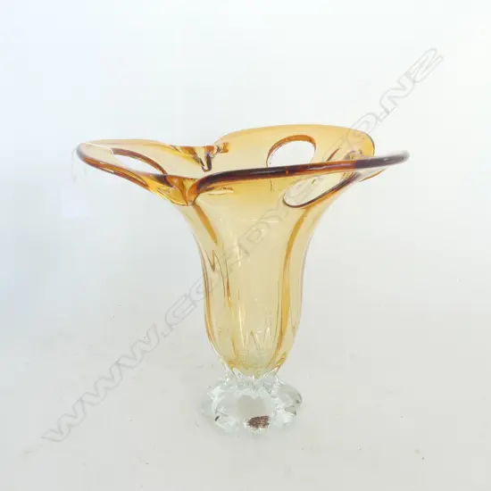 ART GLASS VASE H.230mm