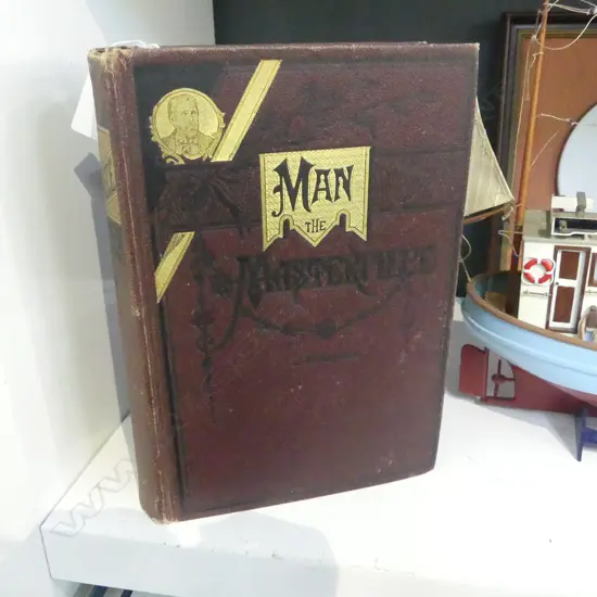 MAN THE MASTERPIECE by J. H. KELLOG; APPENDIX BOOKLET TO BACK COVER, 30 BOOKPLATES