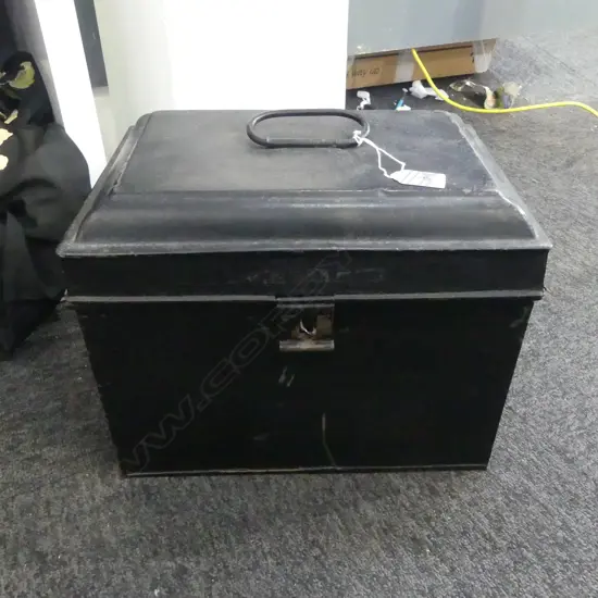 VICT TIN METAL DEED BOX H260 L330MM