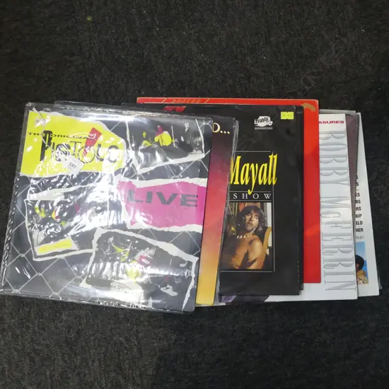 ASST. RECORDS; PISTOLS LIVE ETC