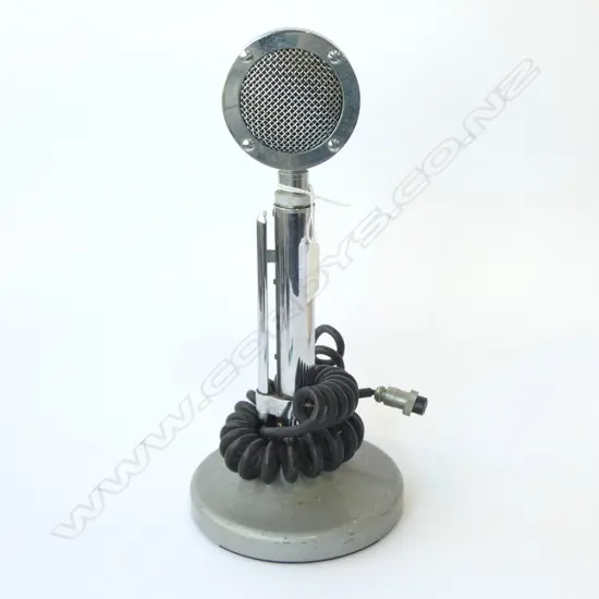   VINTAGE MICROPHONE + STAND H.280mm