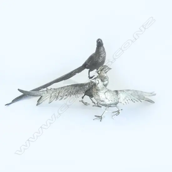 3 METAL BIRDS (PR  + 1) L.390mm