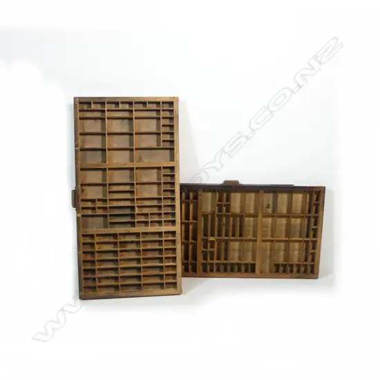 2 PRINTER TRAYS, 820 x 425mm