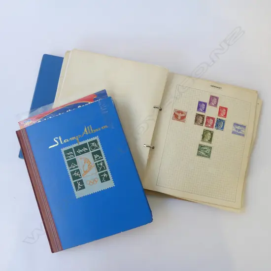 2 VINTAGE STAMP ALBUMS WORLD STAMPS
