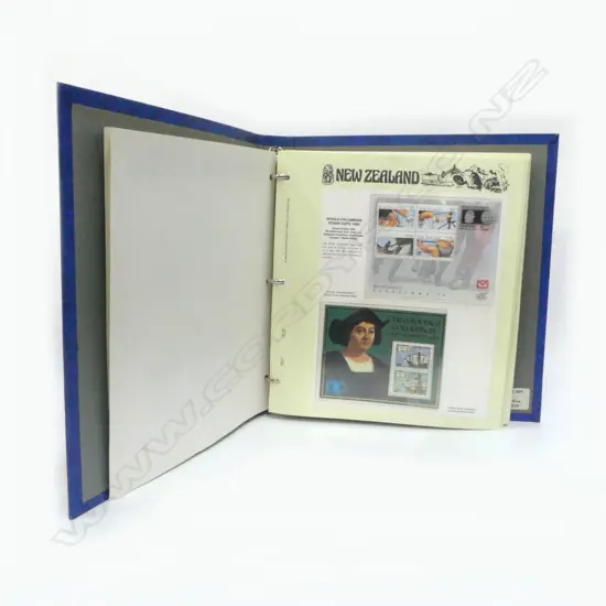 NZ STAMP ALBUM 1987-1993 ALMOST COMPLETE