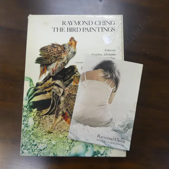 2 RAYMOND CHING BOOKS: THE BIRD PAINTINGS + RECENT PAINTINGS & DRAWINGS