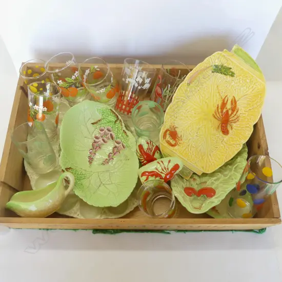 CARLTONWARE, DRINKING GLASSES ETC