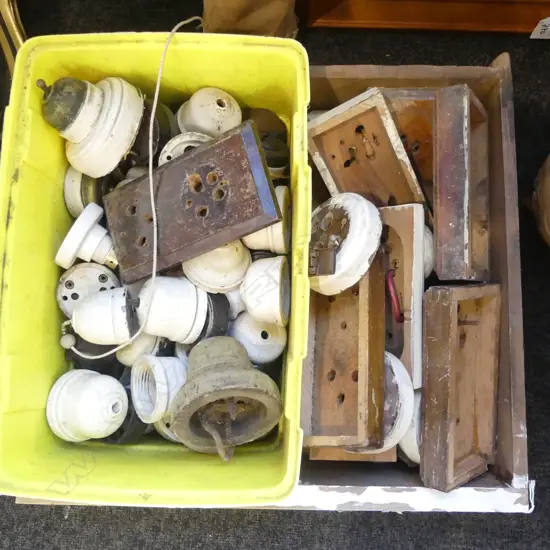 VINTAGE ELECTRICAL LIGHT SWITCHES ETC