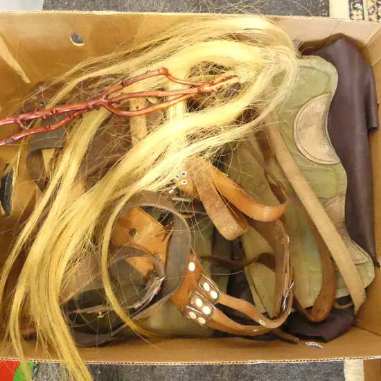 ASST. MILITARY CLOTHES, LEATHER BELTS ETC