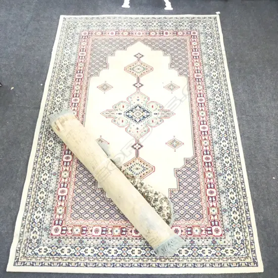 2 MACHINED RUGS; LARGER 2370x1600mm