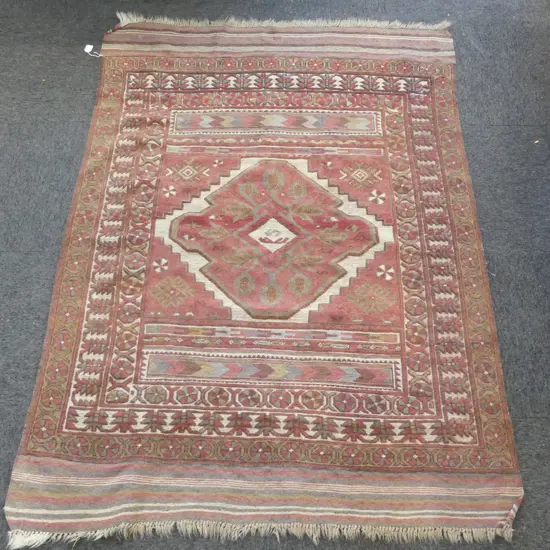 HAND KNOTTED ALL WOOL RUG 1770x1270mm