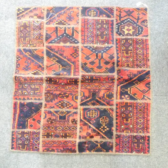 PERSIAN PATCHWORK RUG 1170x1080mm