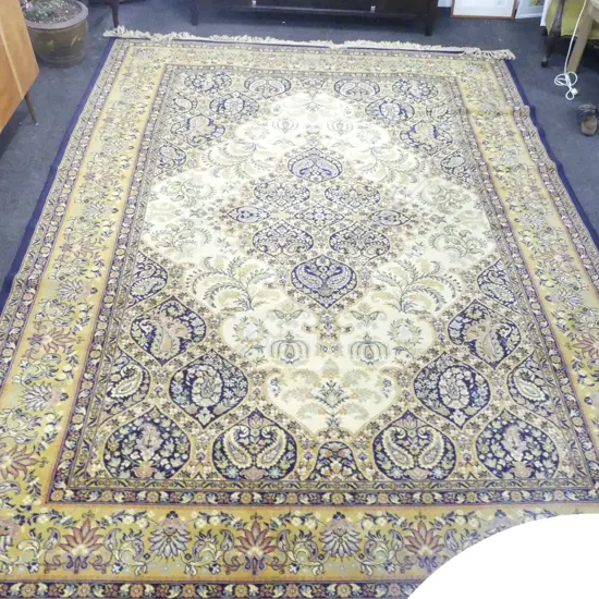 BELGIAN MACHINED WOOL PILE RUG 3650x2740mm