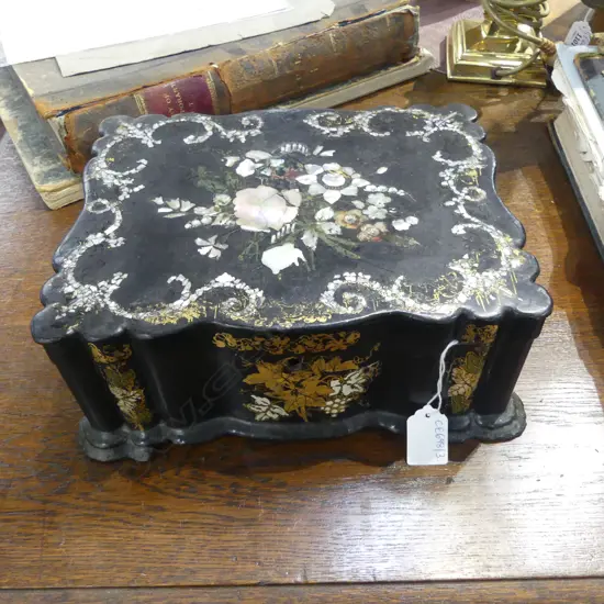 VICTORIAN MoP BOX, FAULTS W.285mm