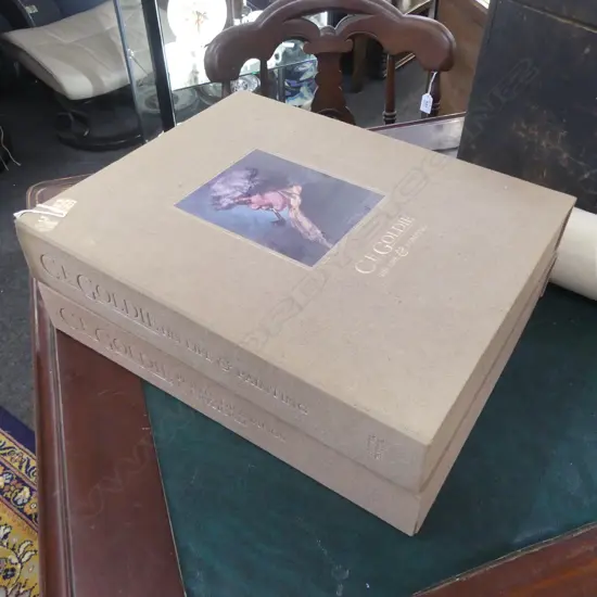 A pair of C.F. Goldie books