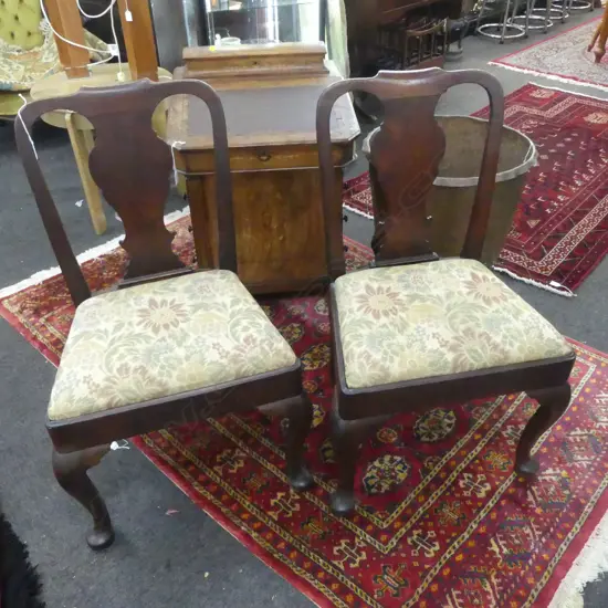 PR GEORGIAN MAHOGANY DINING CHAIRS