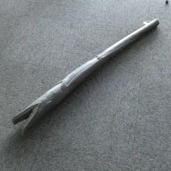 CARVED ALLIGATOR FORM DIDGERIDO L.1320mm