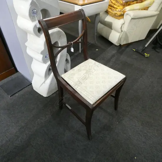 REGENCY STYLE MAHOGANY DINING CHAIR