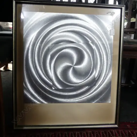 MODERN FRAMED ARTWORK SIGNED P DURMIT