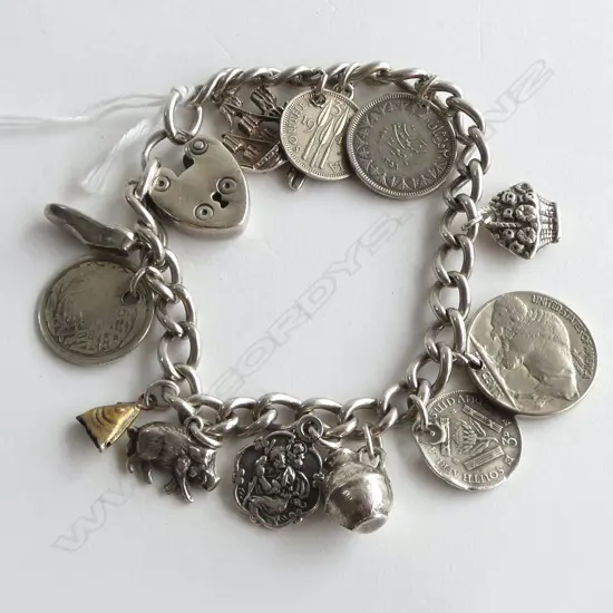 SILVER CHARM BRACELET