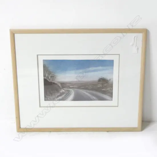 RITCHIE JUNE (WORKING 1980S) - TUROA DOWNHILL, PRINT, SIGNED, 220 x 350mm