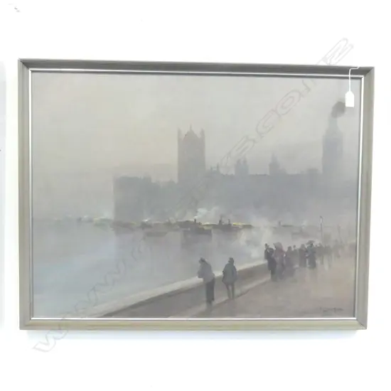 FRAMED OIL ON BOARD LONDON SHIPPING  SIGNED  580X770MM