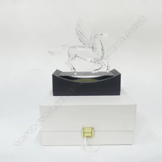 SWAROVSKI 'FABULOUS CREATURES' IL PEGASO, CASED & BOXED, WITH FAULTS H.120mm