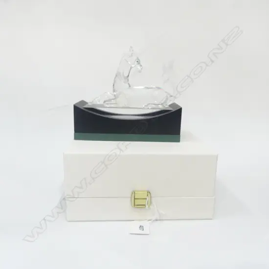 SWAROVSKI 'FABULOUS CREATURES' THE UNICORN, CASED & BOXED H.110mm