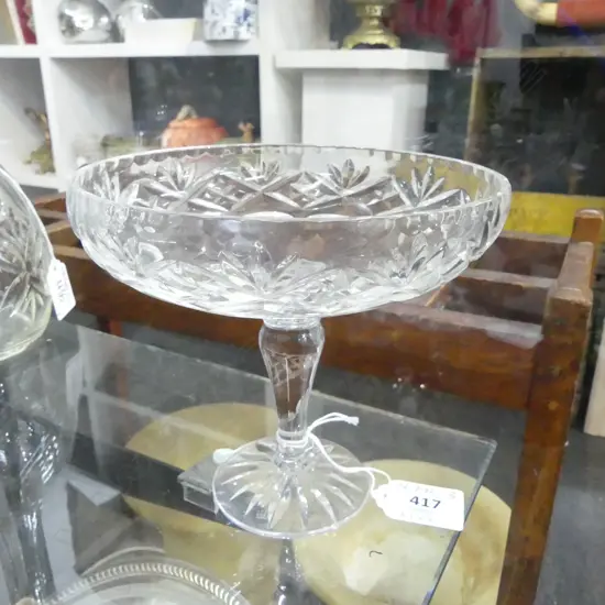 ROYAL DOULTON CRYSTAL PEDESTAL BON BON DISH